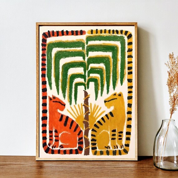 Abstract Animal Modern Home Decor, Living Room