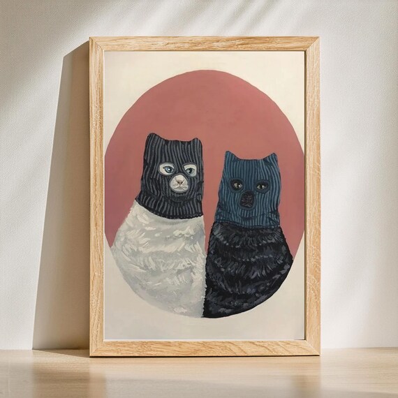 Masked Cat, Funny Thief Cat, Cat Lovers