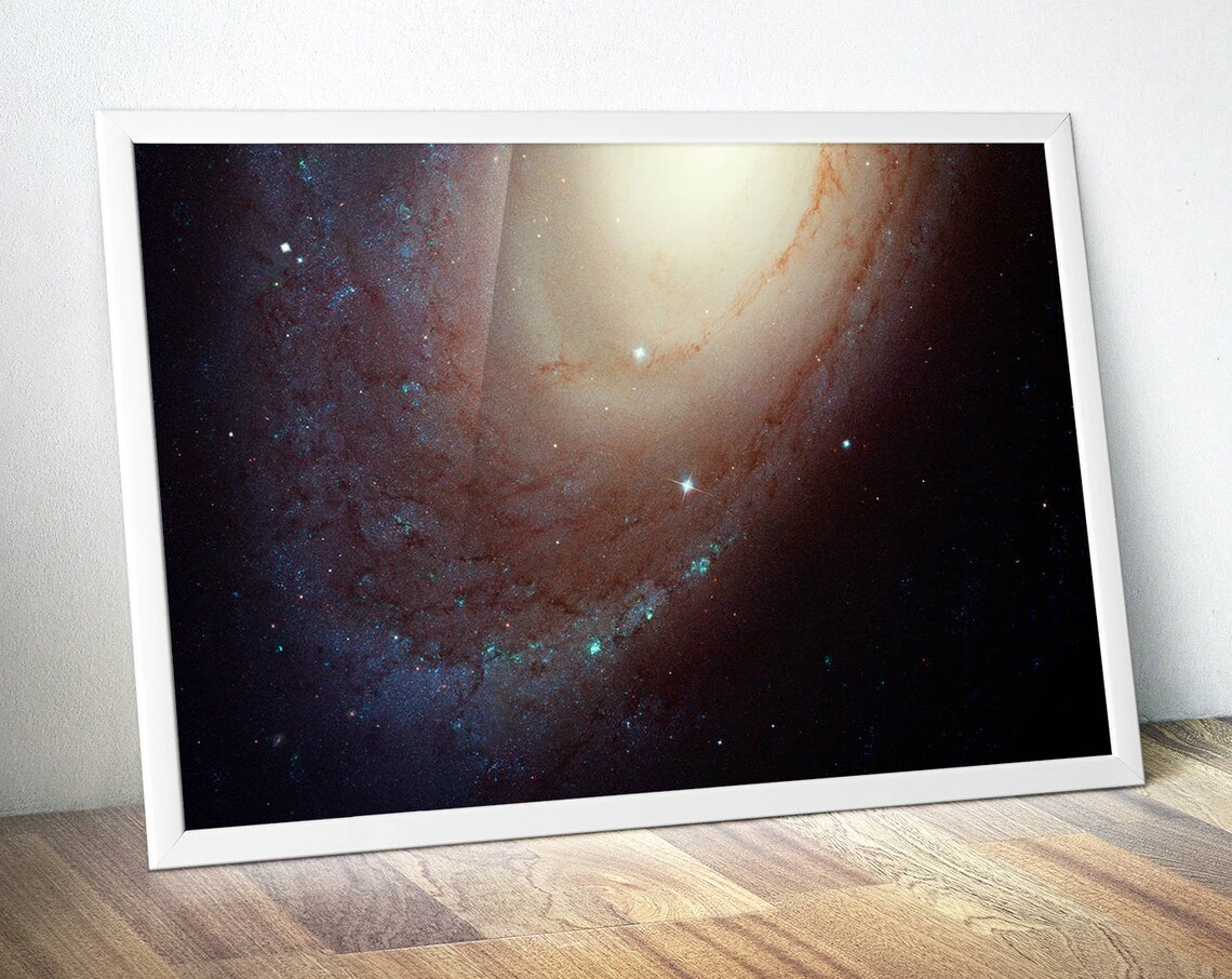 Spiral Galaxy Space Poster, Hubble Telescope Art - Image 4