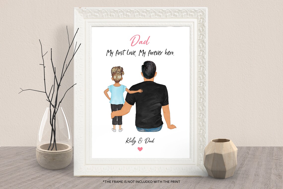 Personalized Dad And Daughter, Christmas Gift