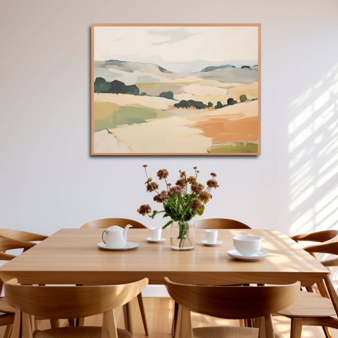Abstract Landscape Painting, Modern Art Print - Image 2