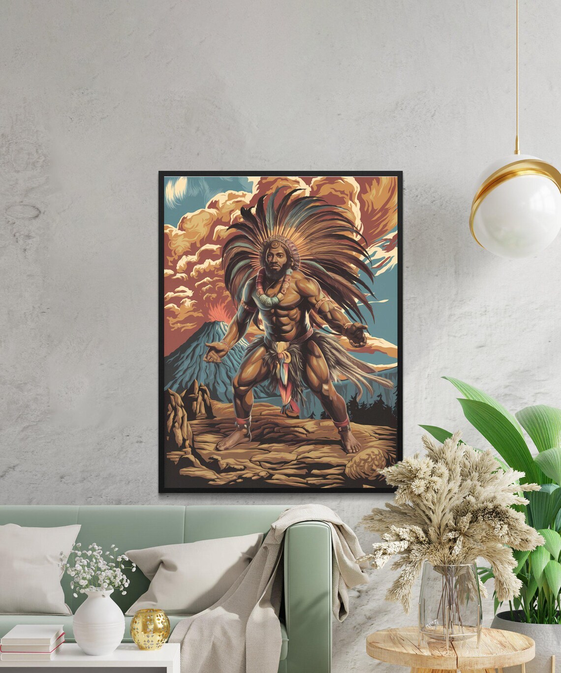 Afro Cuban Orishas Art Print, Yoruba Mythology - Image 3