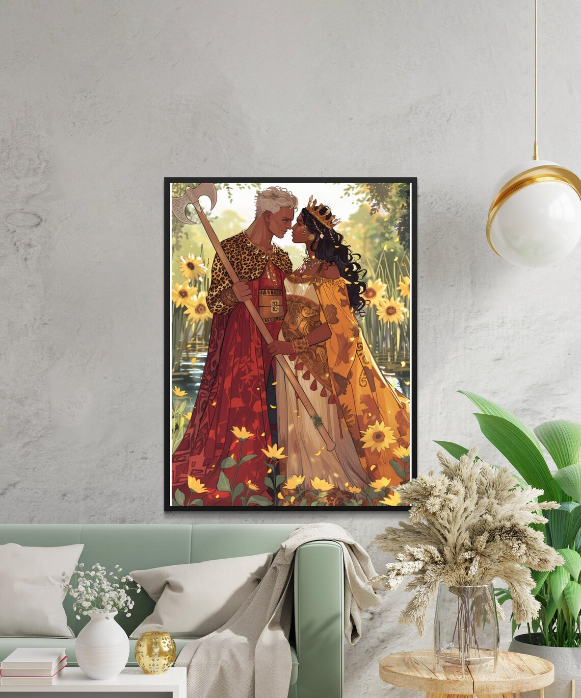 Orisha Art Print, Cuban Santeria Yoruba Spiritual Art - Image 3
