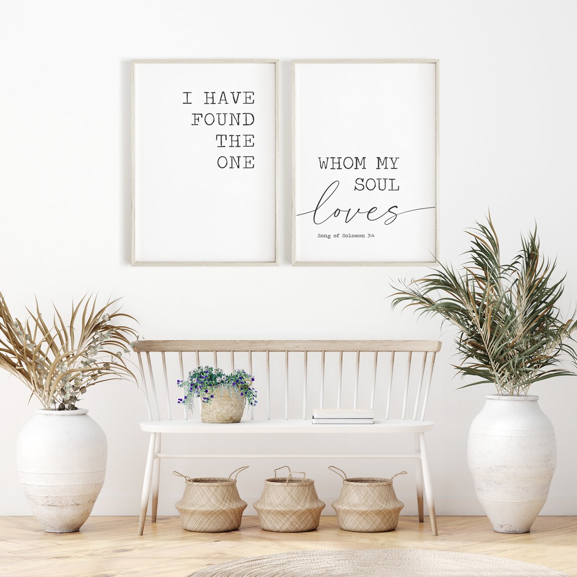 I Have Found The One Whom My Soul Loves Song Of Solomon Quote Set Poster - Image 6