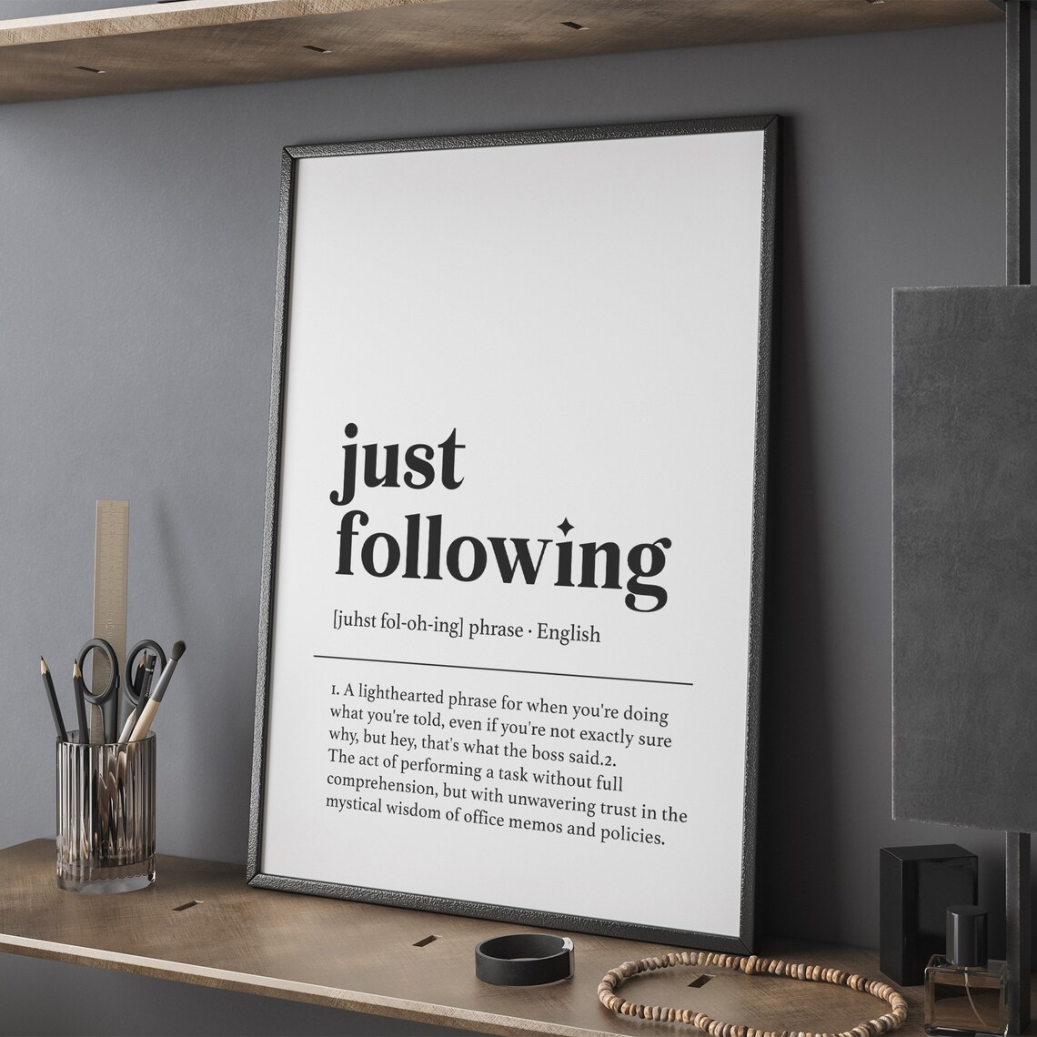 Funny Office Decor Definition Print, Coworker Gift - Image 3