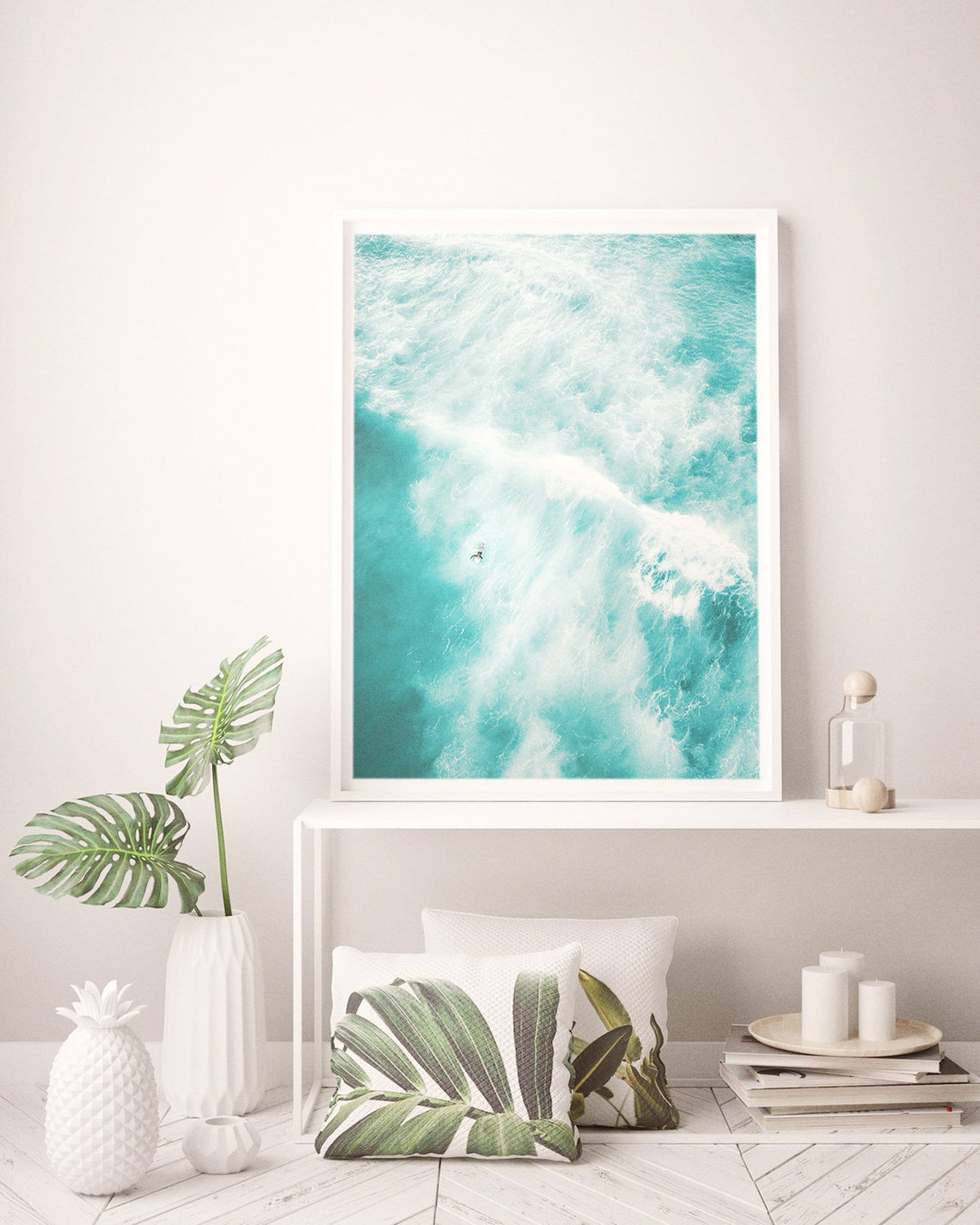 Surfboard Wall Art, Beach Decor Poster - Image 2
