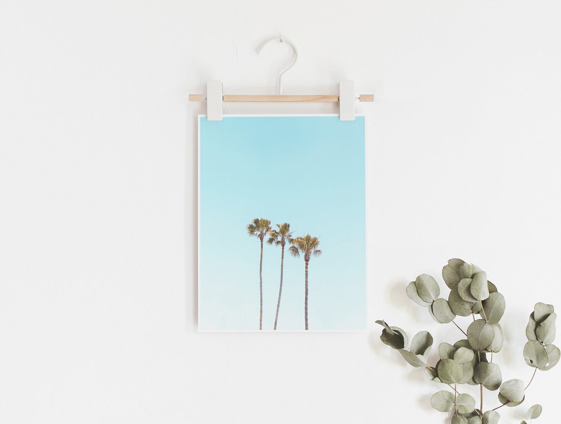 Minimalist Palm Leaf Art Print, Tropical Poster - Image 3