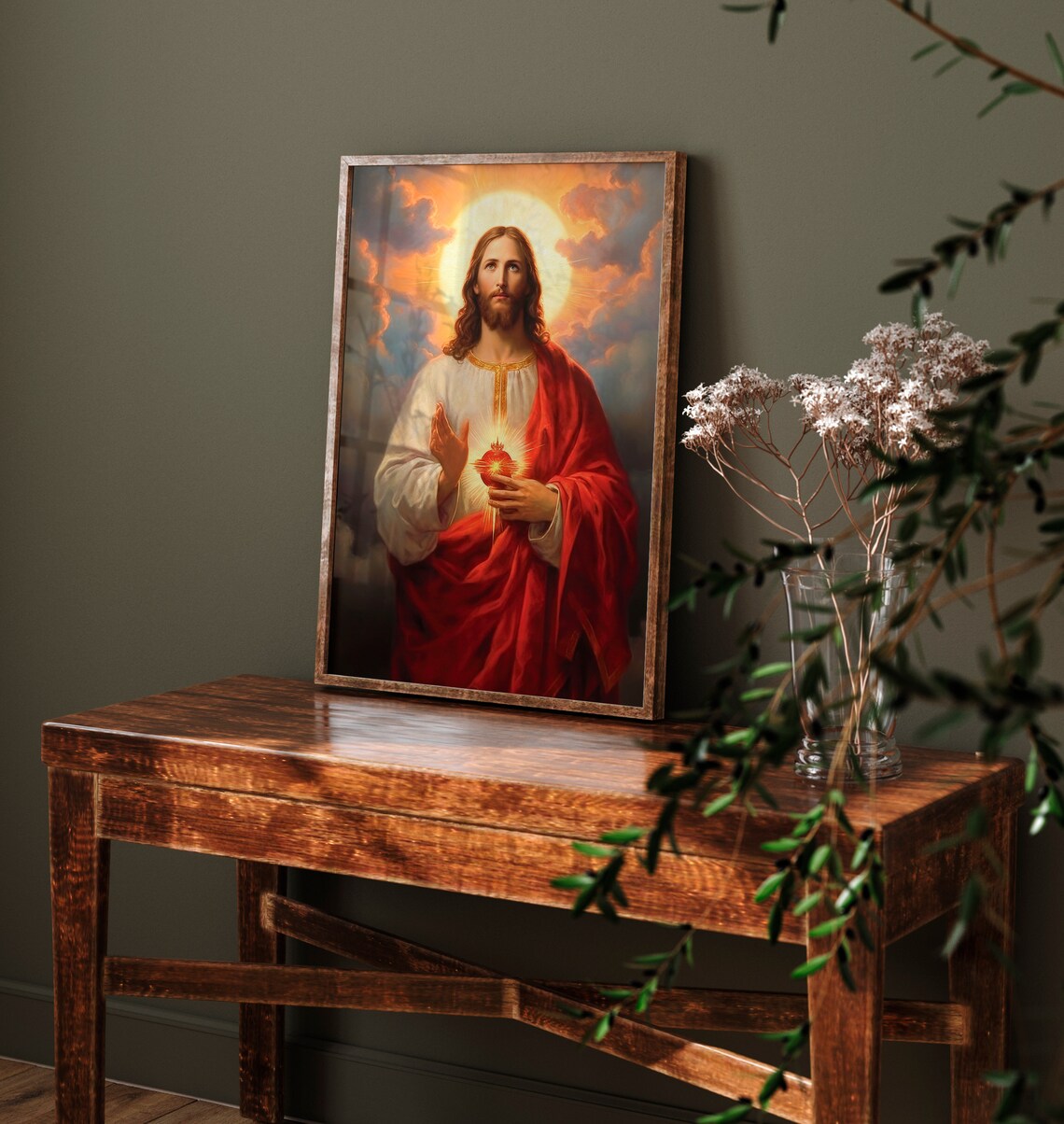 Jesus Wall Art, Farmhouse Christian Bible Print - Image 4