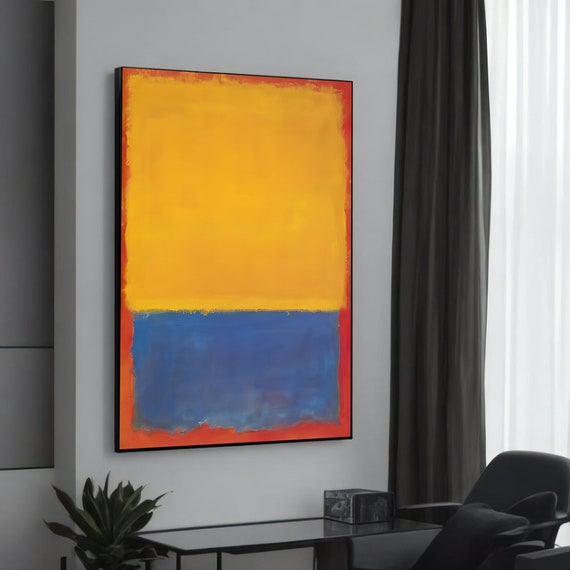 Mark Rothko Inspired Abstract Art Print