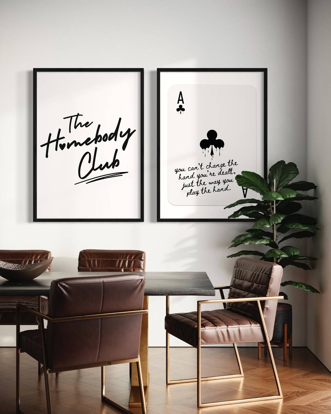 The Homebody Club Retro Quote Poster, Bedroom Decor - Image 2