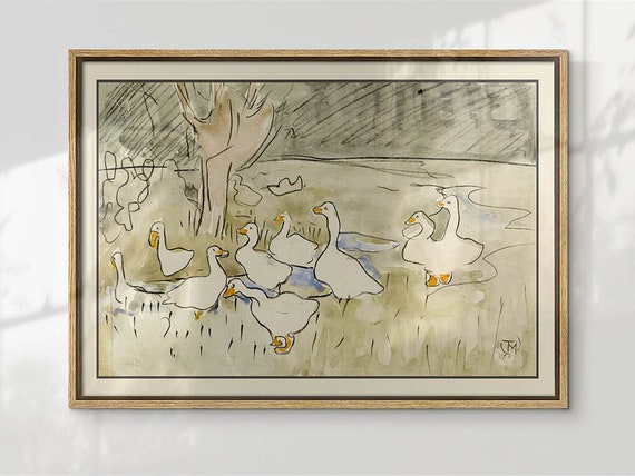Farmhouse Wall Art Prints Vintage Painting Rustic Country Nursery
