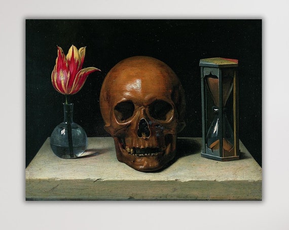 Philippe De Champaigne Art Museum Wall Art Philippe De Champaigne Still Life With Skull Poster Art Print Vintage Exhibition Poster