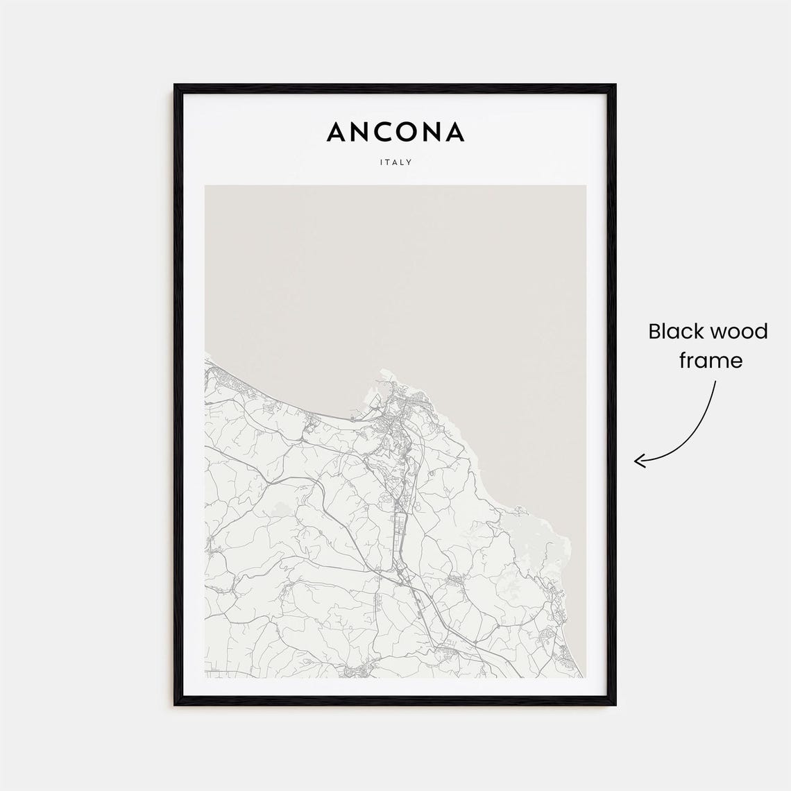 Ancona Map, Personalized Travel Poster - Image 3