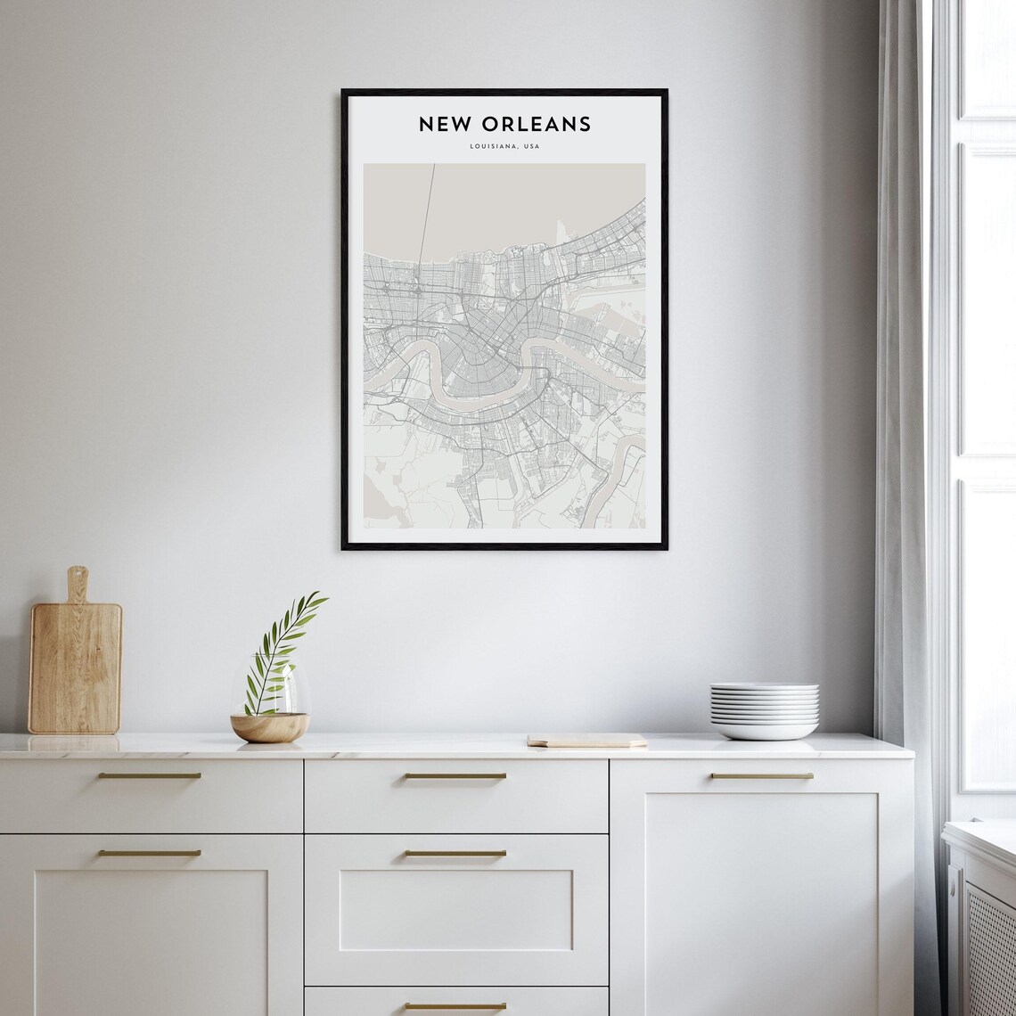 New Orleans Map Poster, Personalized Travel Poster - Image 2