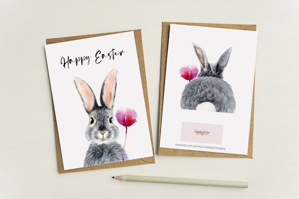 Easter Bunny Multipack, Happy Easter Art Print