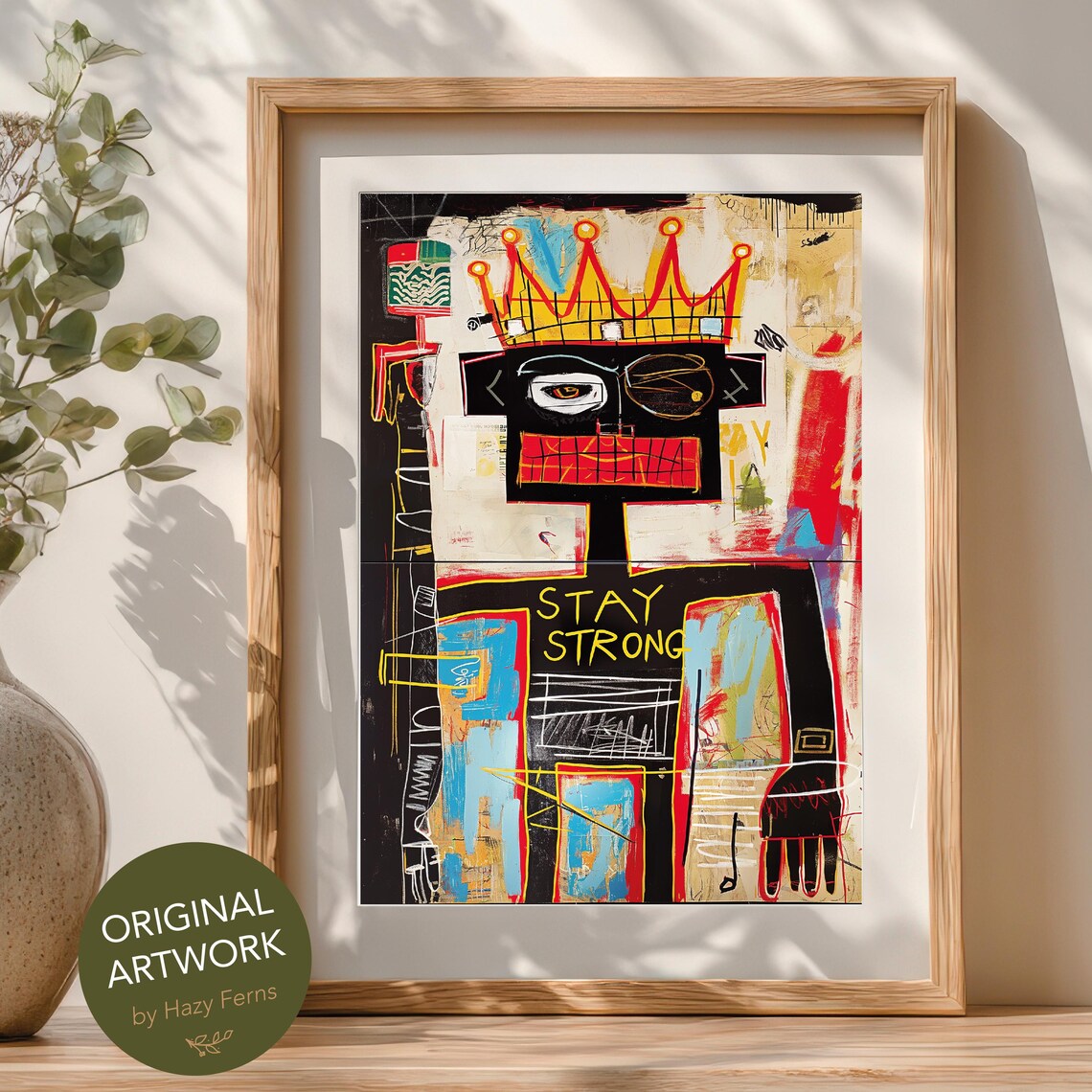 Abstract Urban Contemporary Pop Art, Bold Poster