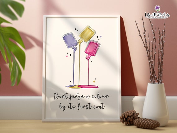 Nails Art Nail Salon Decor For Walls Nail Artist Gift Nail Tech Gifts Nail Bar Nail Quote Nail Studio Dcor Salon Posters Nail Salon Art
