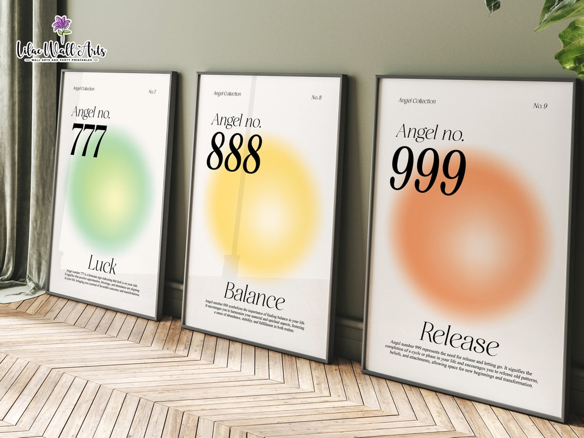 777 888 999 Aura Angel Numbers Poster 777 Luck 777 Poster 777 Angel Number 888 Angel Number 999 Angel Number 999 Poster 888 Poster - Image 3
