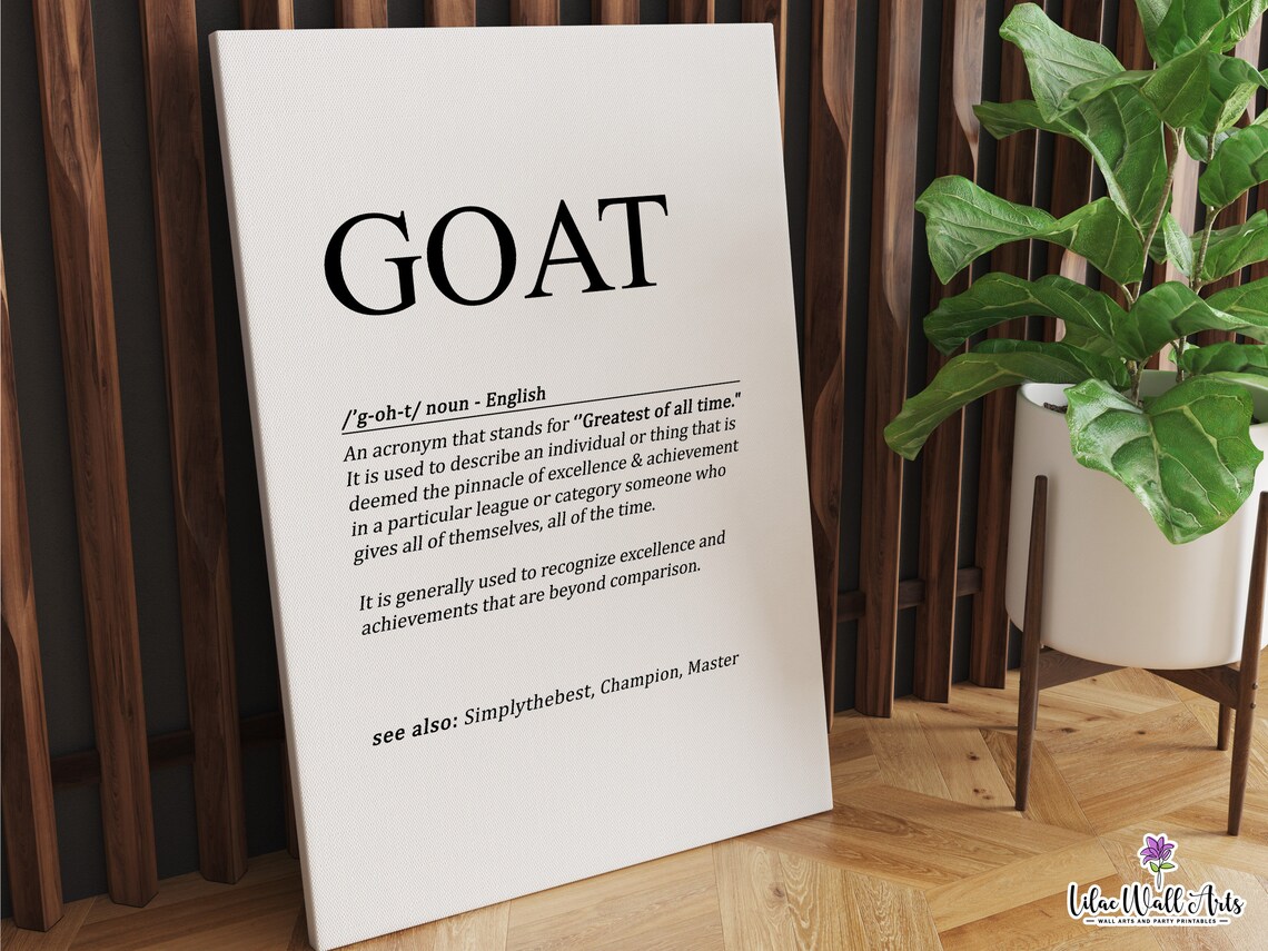 Goat Slang Definition Art Print, Urban Dictionary - Image 5