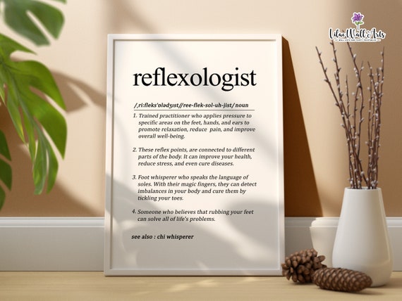 Reflexology Print Spiritual Dcor Podiatrist Gift Therapist Gift Spa Dcor Spa Poster Foot Reflexology Poster Acupuncture Print