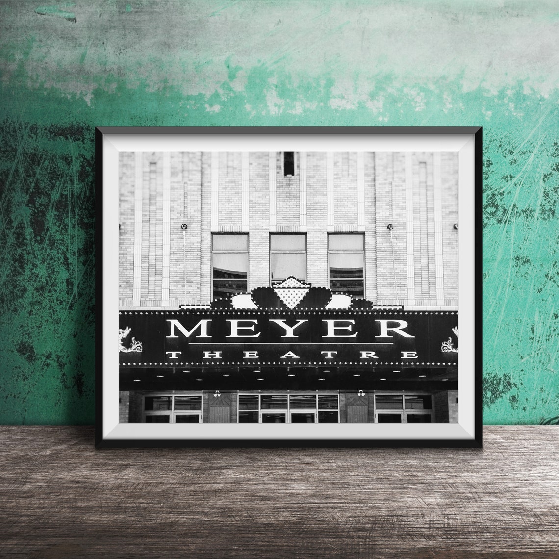Meyer Theatre Marquee Green Bay Wisconsin Photography Poster - Image 2