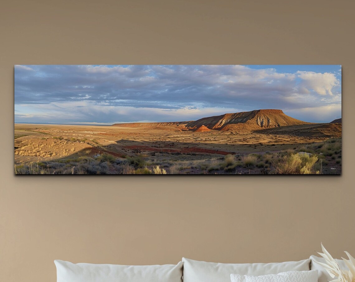 Rocky Desert Wall Art Print Wall Decor Landscape Landscape Print Artwork Panoramic Ready To Hang