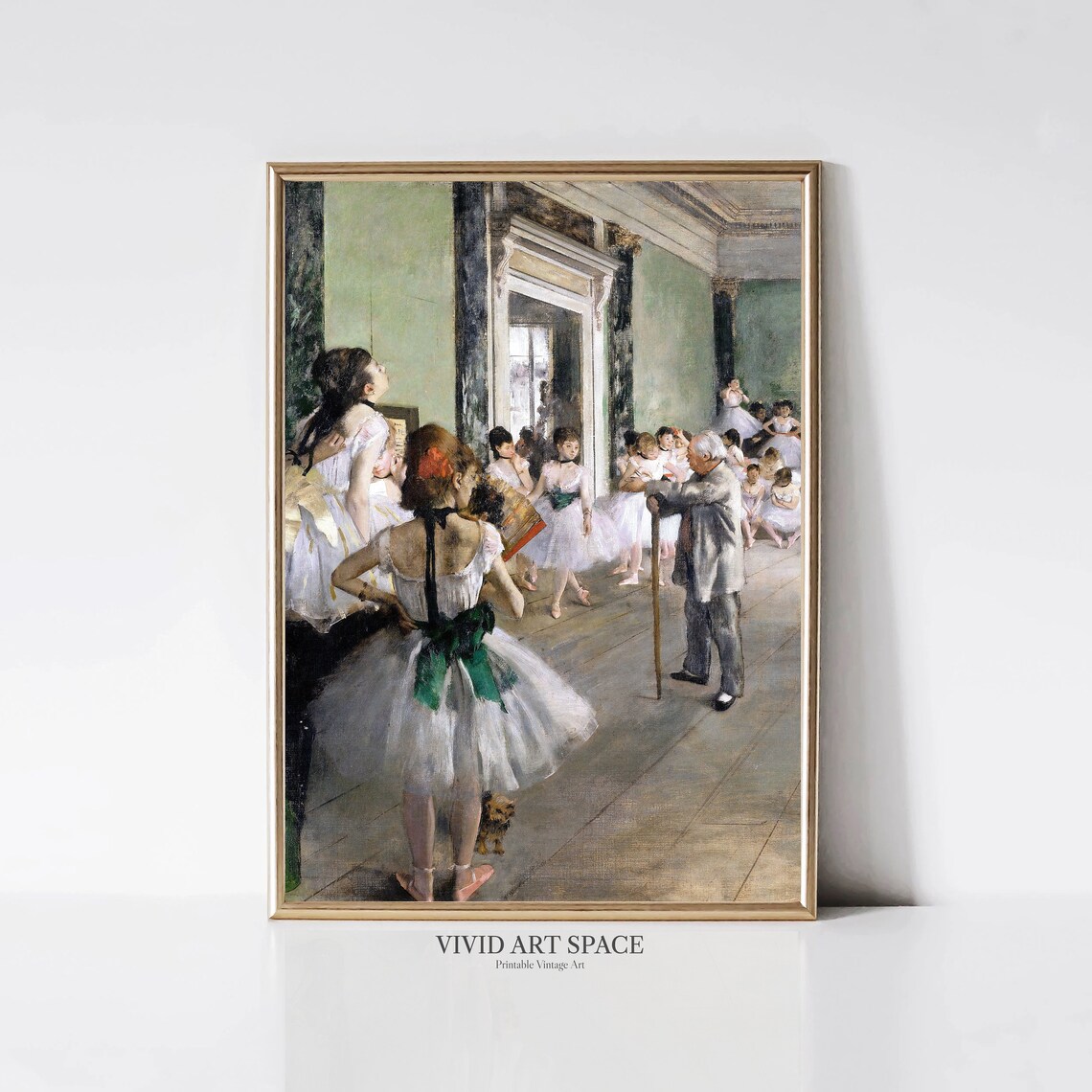 Edgar Degas Ballet Dance Class Impressionist Art Print - Image 3