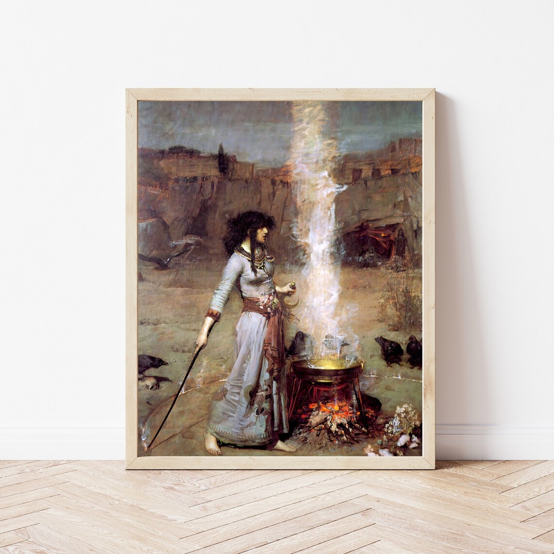 The Magic Circle by John William Waterhouse Art Print - Image 3