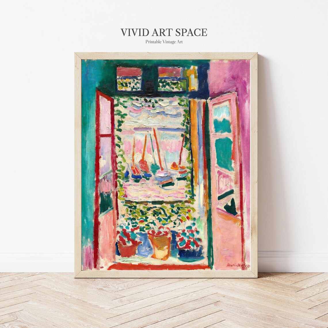 Henri Matisse Open Window Art Print, Matisse-Inspired - Image 3