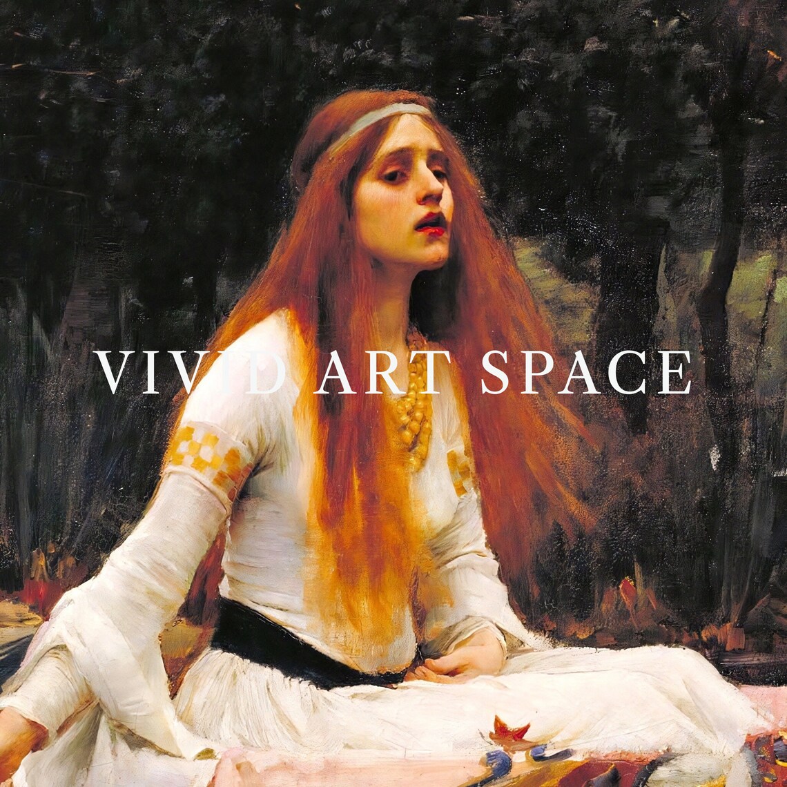 Lady Of Shalott by John William Waterhouse, Art Print - Image 2