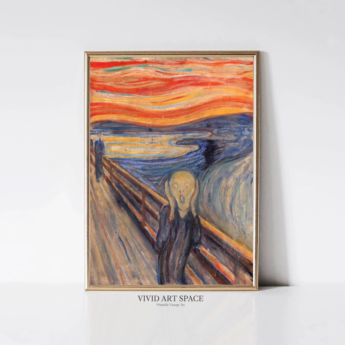 The Scream by Edvard Munch, Expressionist Art Print