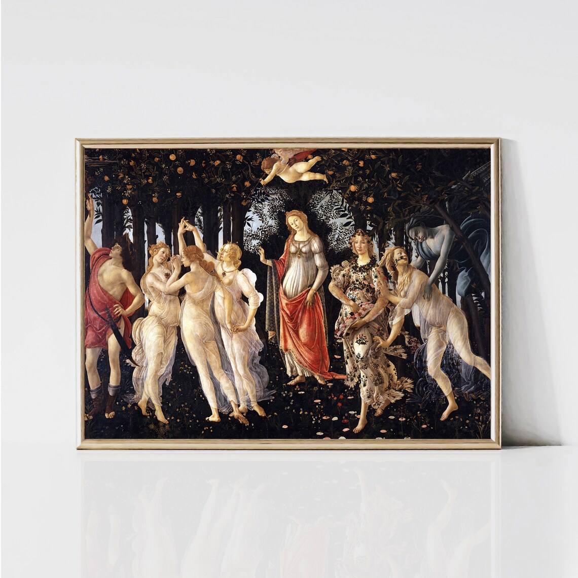 Primavera Allegory Of Spring, Renaissance Art Print