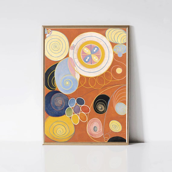Hilma Af Klint Vintage Minimalist Abstract Art Print