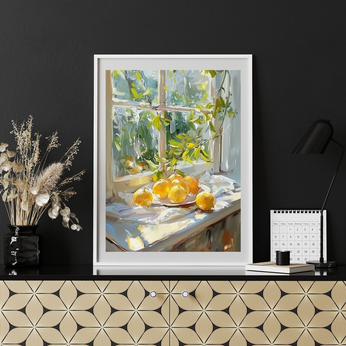 Lemon Still Life Painting Fruit Art Print, Vintage Farmhouse - Image 6