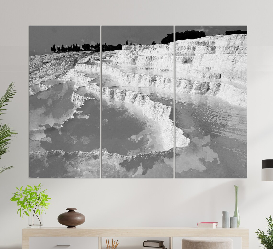 Pamukkale, Turkey Travel Poster, Wall Art Print - Image 3