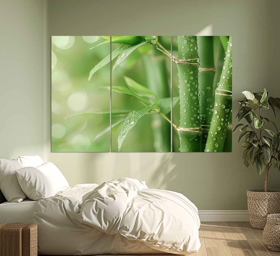 Bamboo Painting, Forest Art Print - Image 3