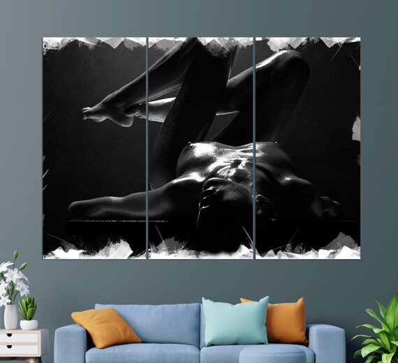Black And White Female Figure Artistic Body Study Photography Print