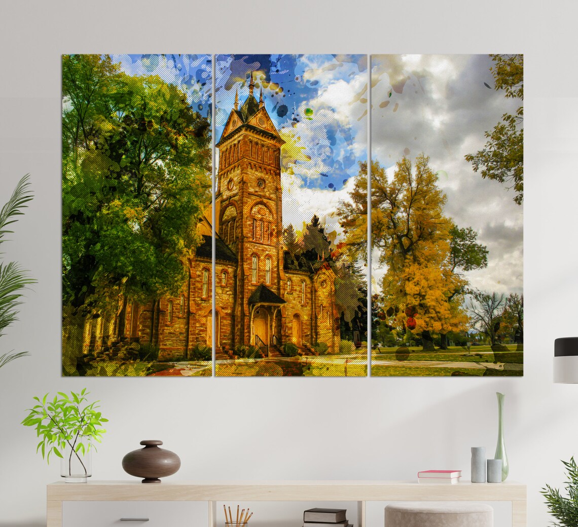 Bear Lake Stake Tabernacle, Paris Idaho Art Print - Image 3