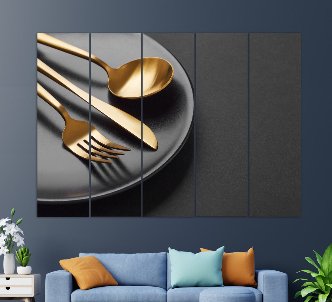 Cutlery Print, Kitchen Wall Decor
