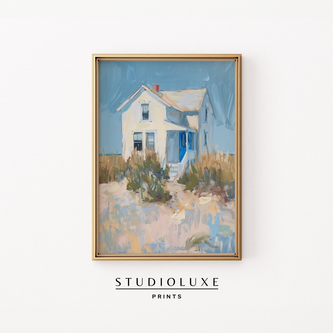 Coastal Granddaughter Beachy Apartment Wall Art Print