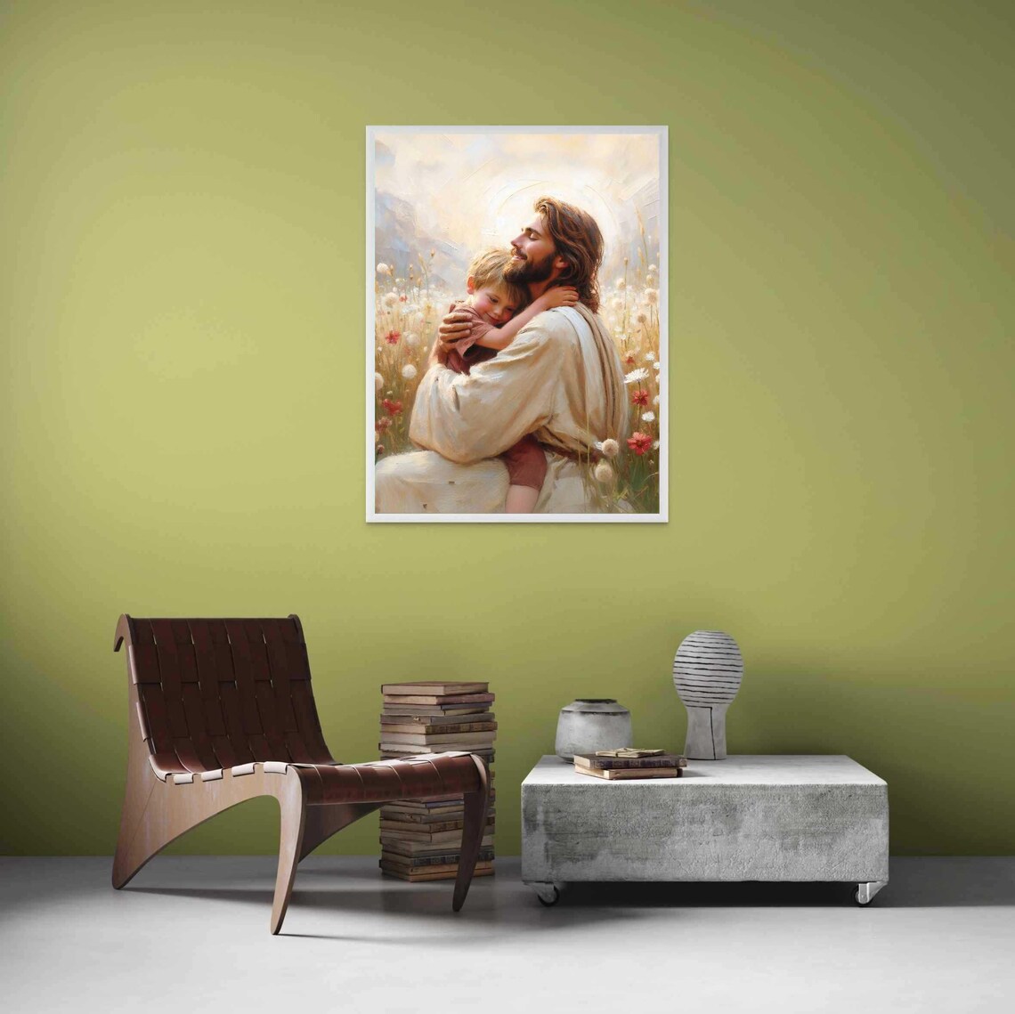 Smiles And Faith, Jesus With Children Art Print - Image 4