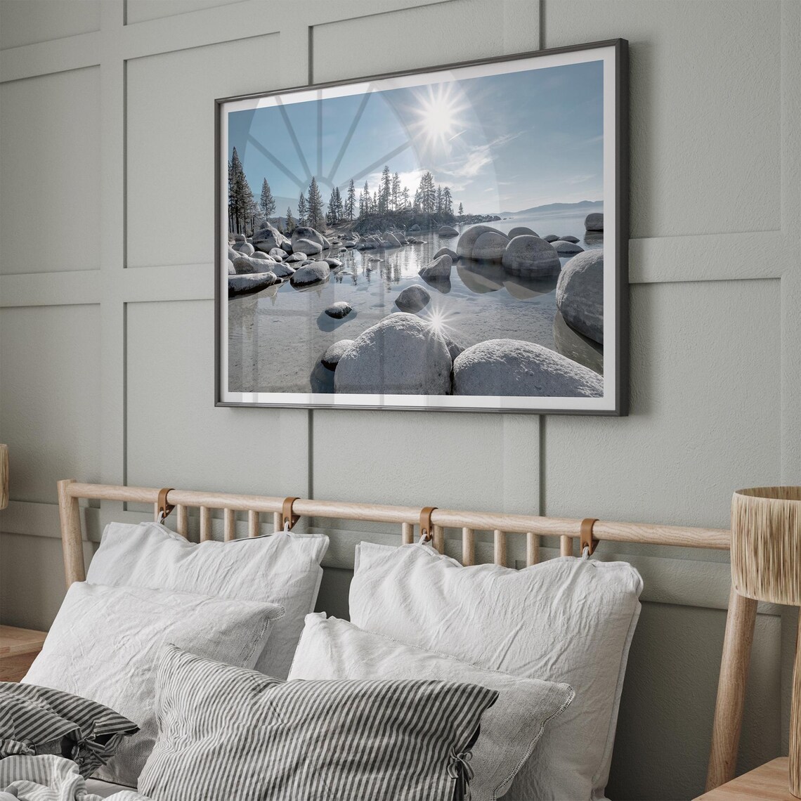 Lake Tahoe Beach Fine Art Photography, Scenic Art Print - Image 5
