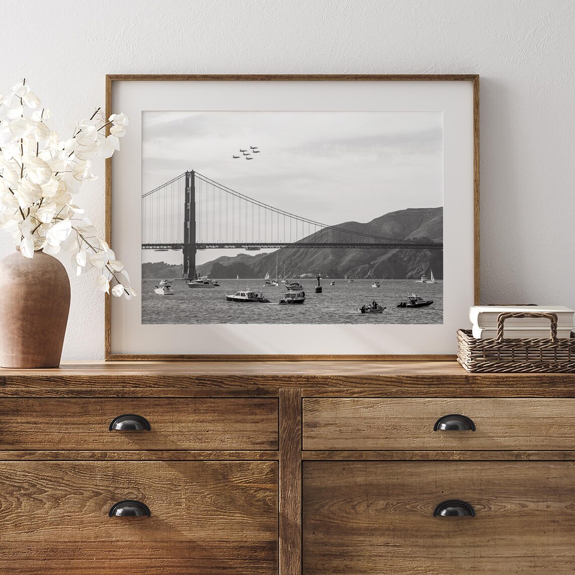 Jet Fighters Over Golden Gate Bridge, San Francisco Poster - Image 5