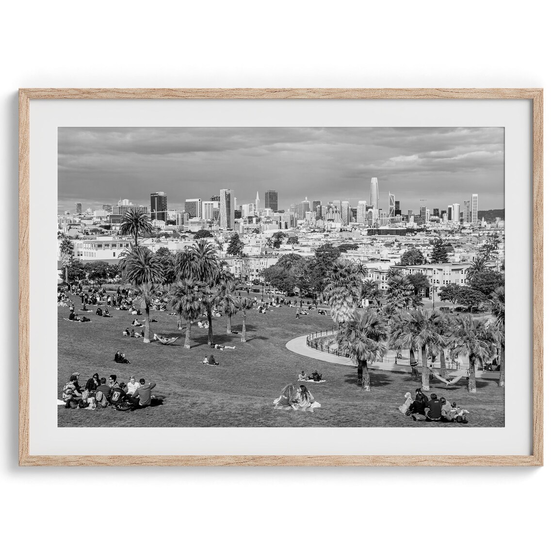 San Francisco Black And White Photography Wall Art Print