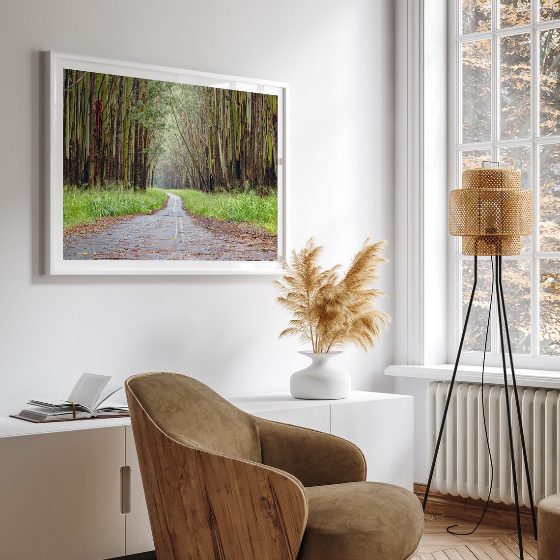 Hawaii Tropical Tree Lined Road Lush Green Corridor Drive Poster - Image 4