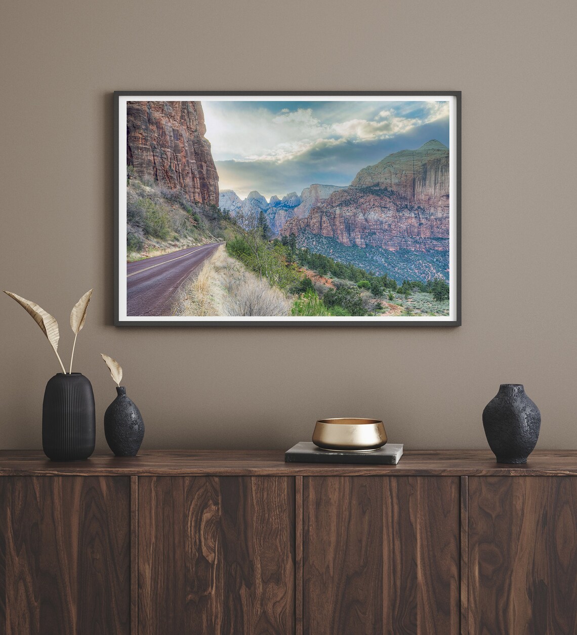 Zion Mountain Landscape, Utah National Park Poster - Image 5