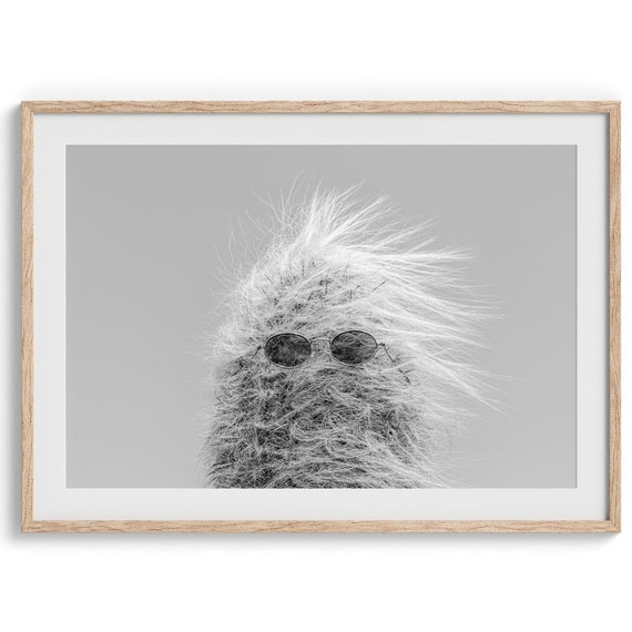 Cool Cactus Americana Desert Art Print, California