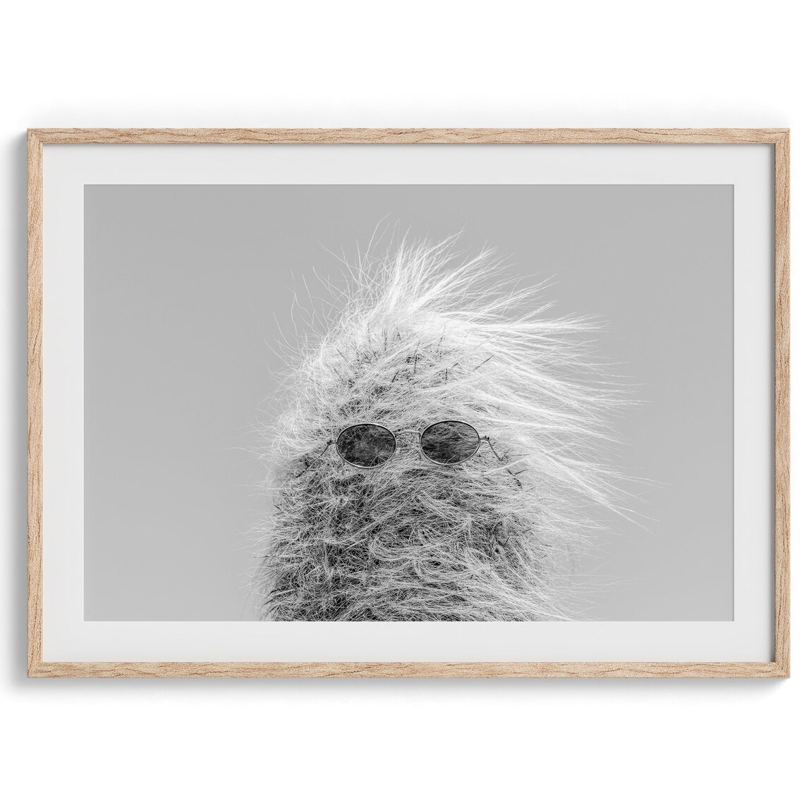 Cool Cactus Americana Desert Art Print, California