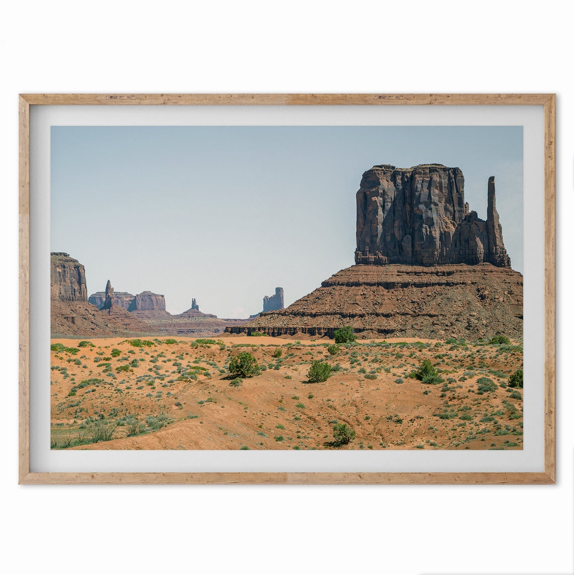 Monument Valley Utah Desert Buttes Red Sandstone Vista Poster