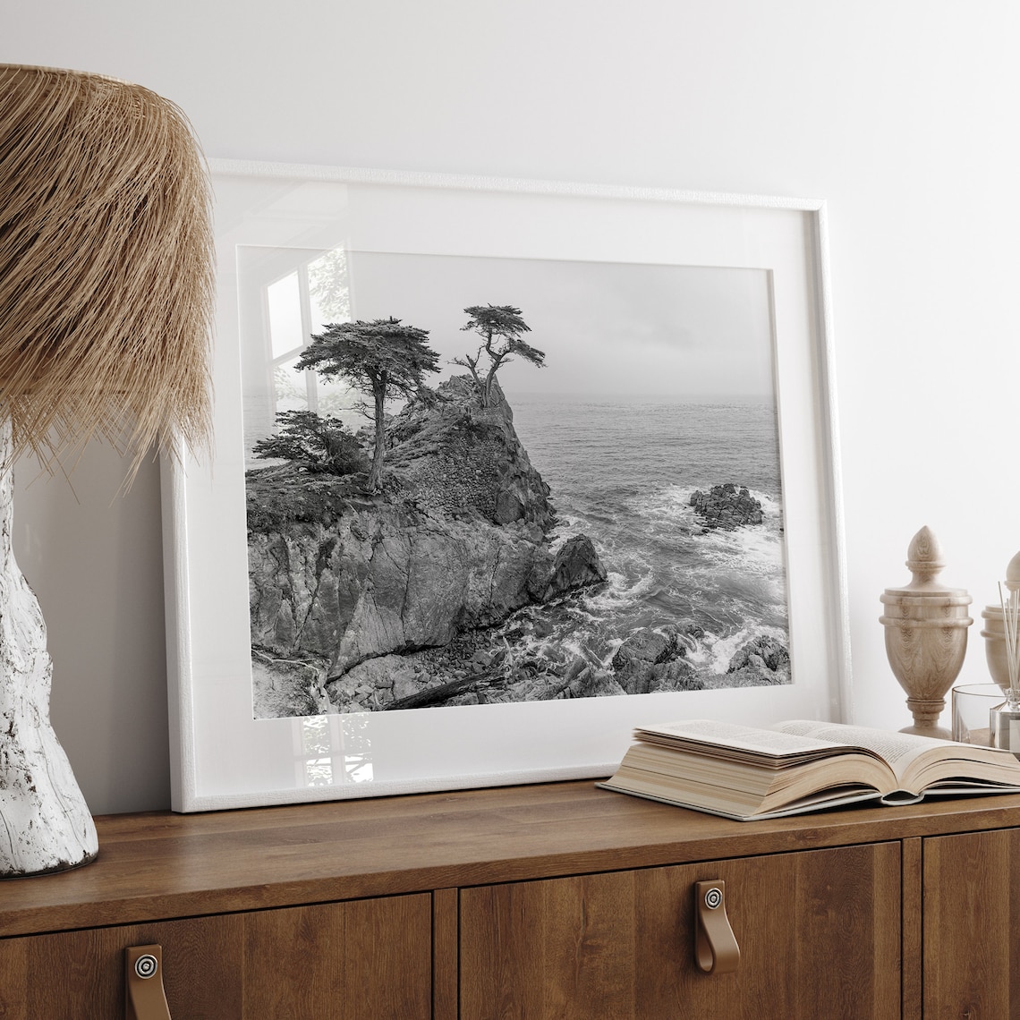 Lone Cypress California Coastal Travel Poster - Image 4